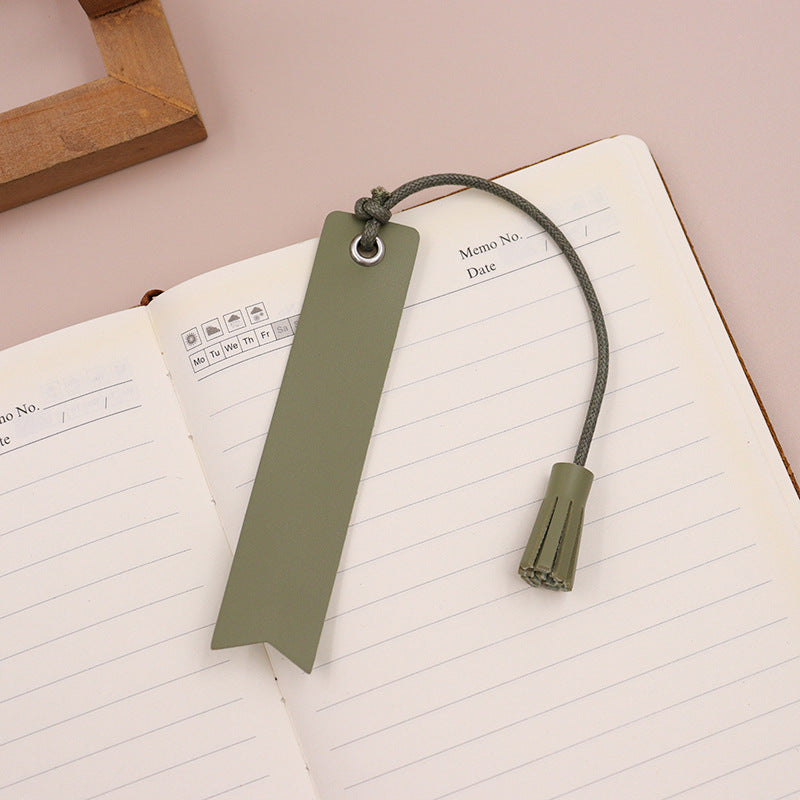 Wholesale  leather tassel bookmark