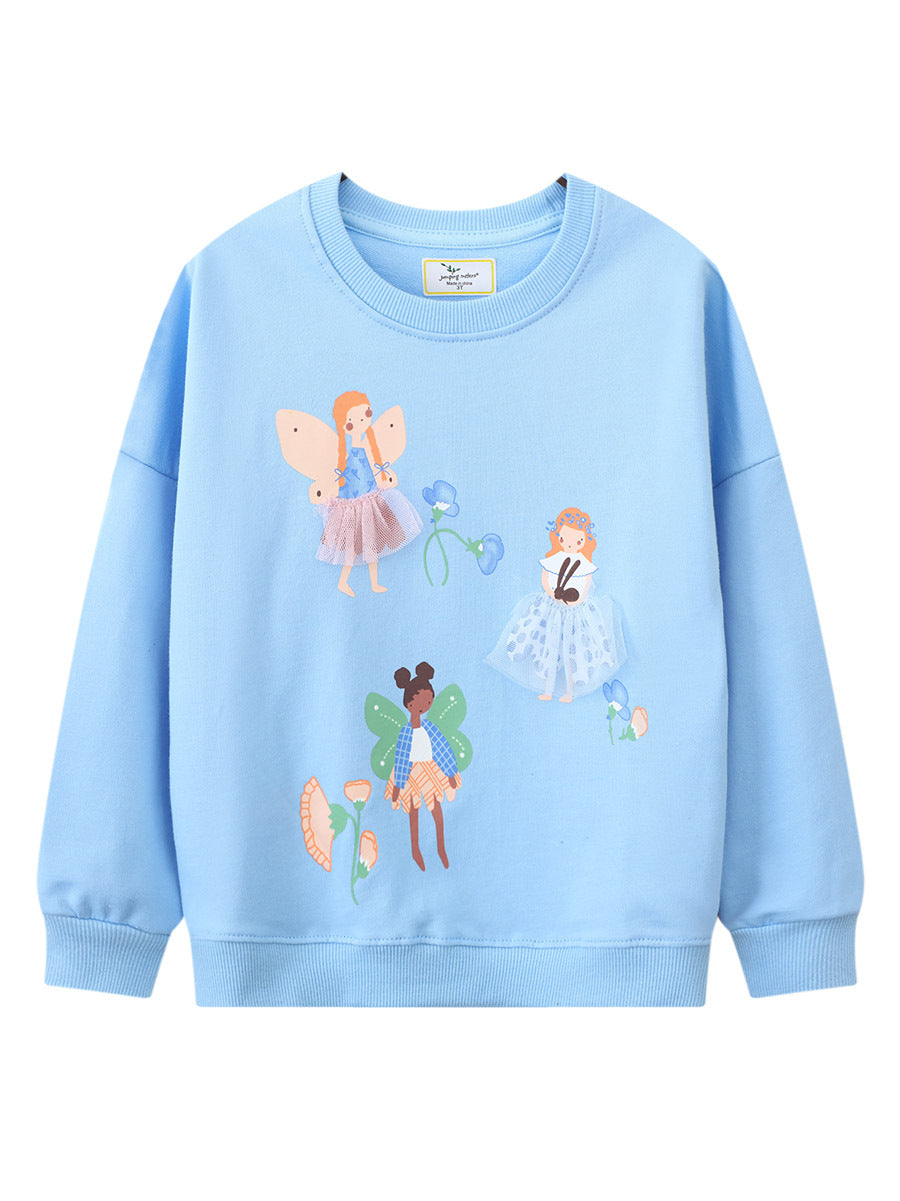 Wholesale Girls Long Sleeve Sweatshirt And Leggings Set Trendy Casual Outfit For Kids Everyday Wear Fashion