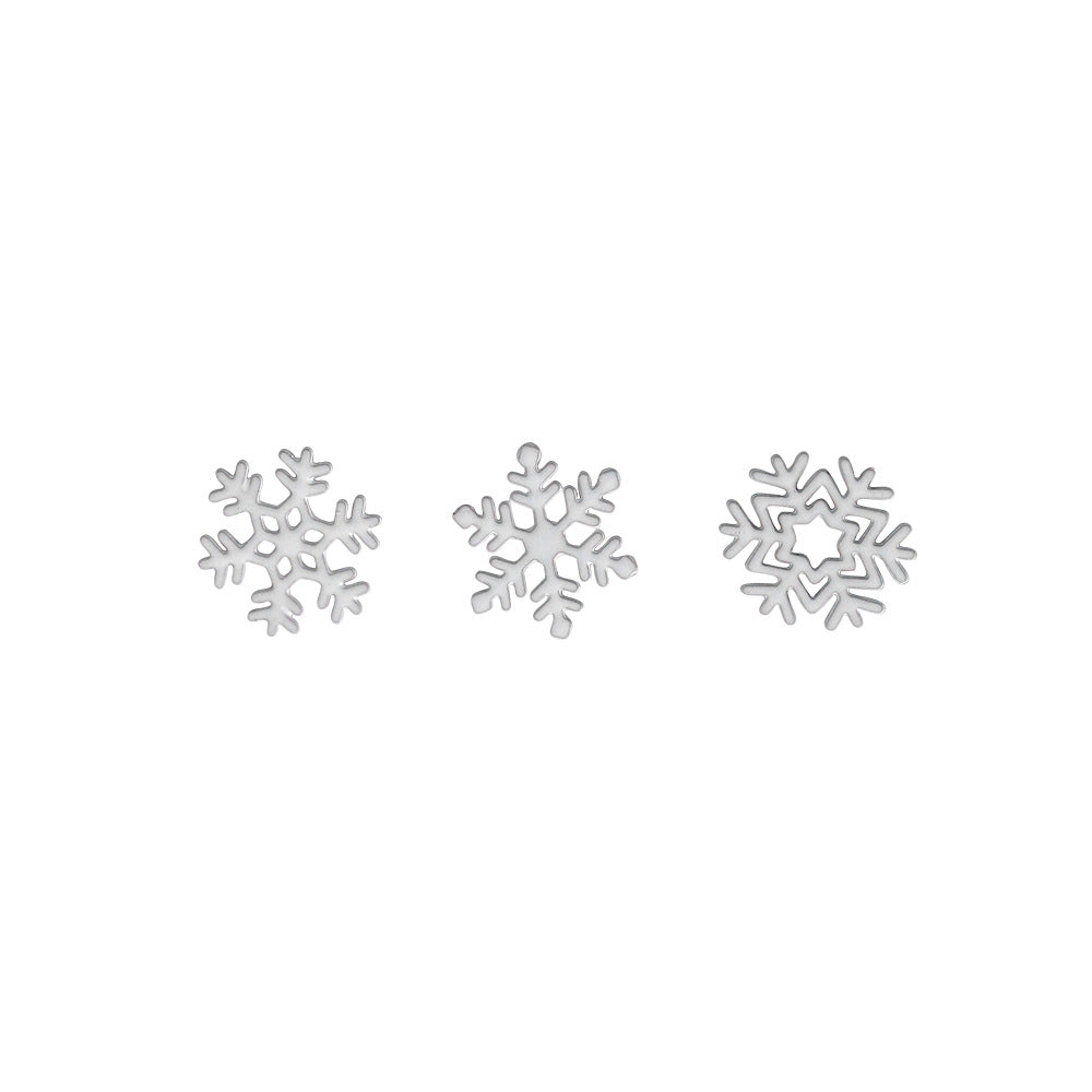 Wholesale Little Ultra-thin Snowflake Copper Flash Snowflake Art Nail