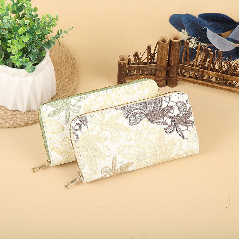 Wholesale Fashion Single Pull Soft Leather Women's Wallet