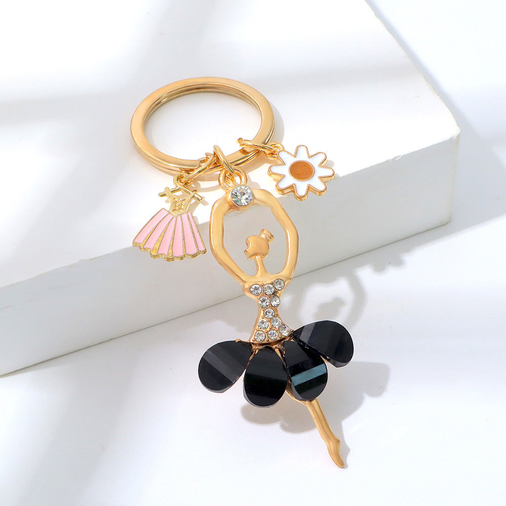 Wholesale Elegant Ballerina Girl Keychain