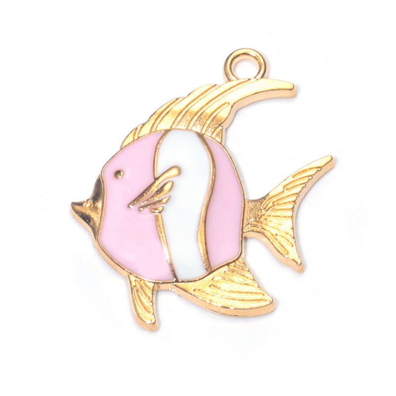 Wholesale Pink Flower Love Series Pendant