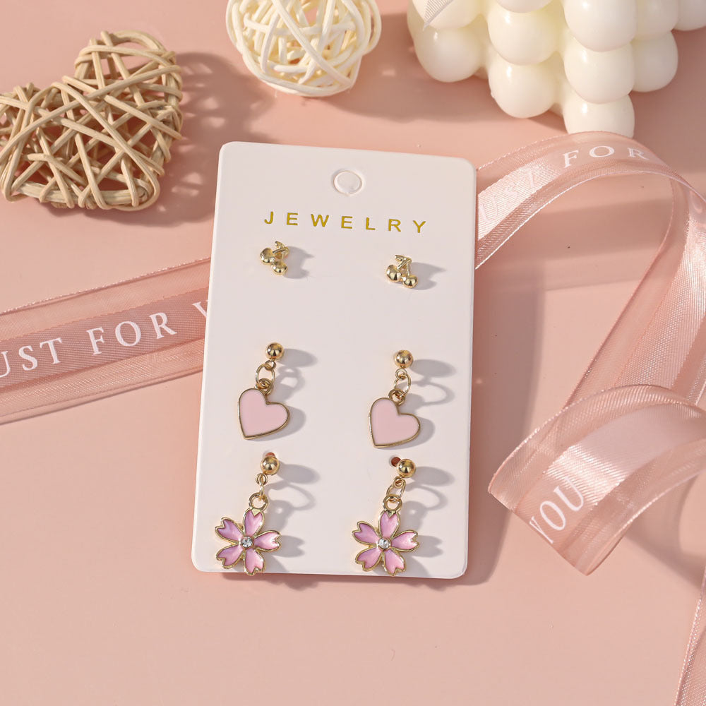 Wholesale Valentine' s Day Love Bow  Acrylic Earrings