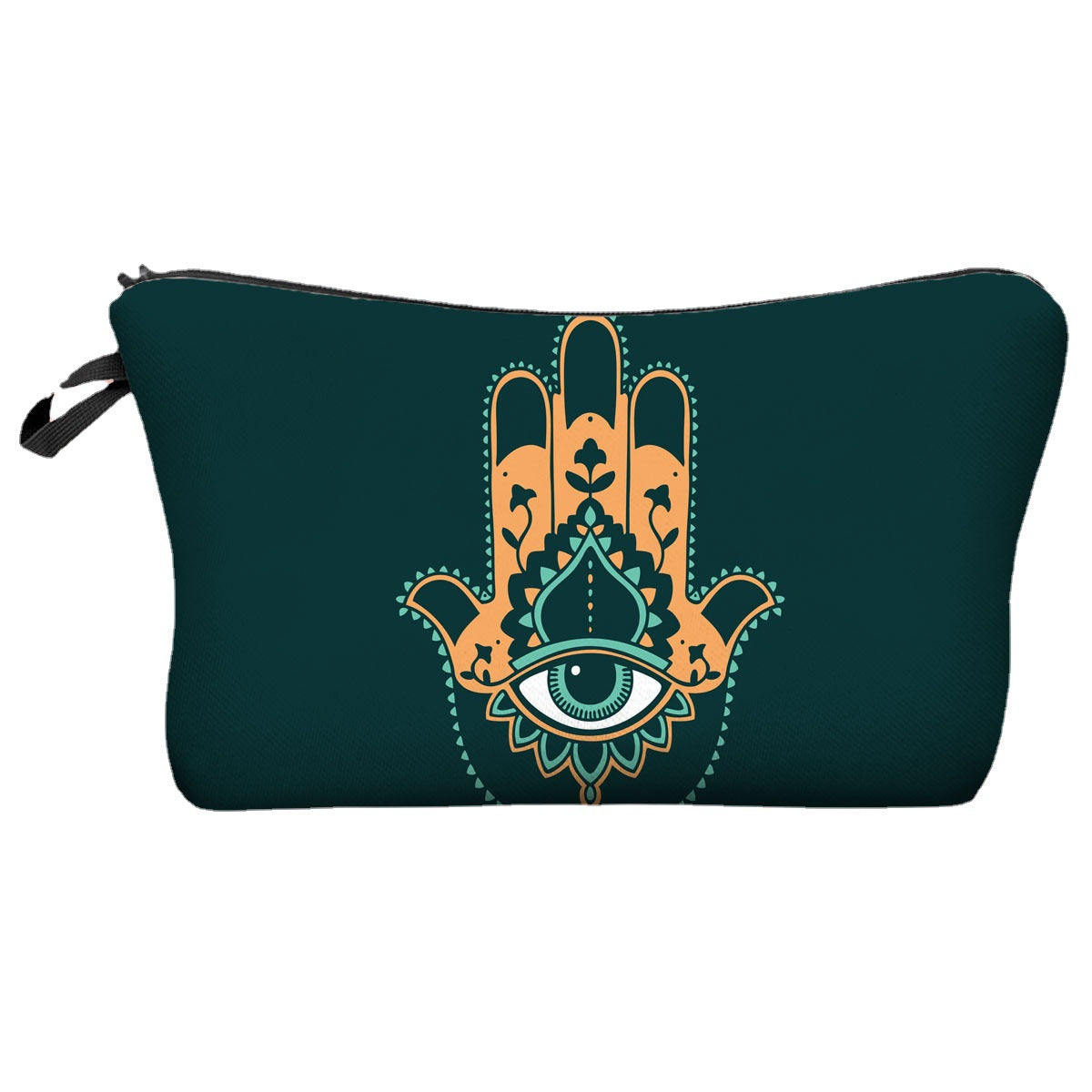 Wholesale Devil Eye Printed Pattern Polyester Cosmetic Bag