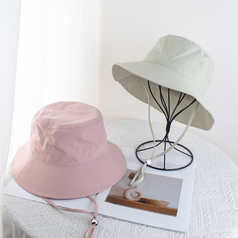 Wholesale Classic pressure line fisherman hat plain face solid color basin hat