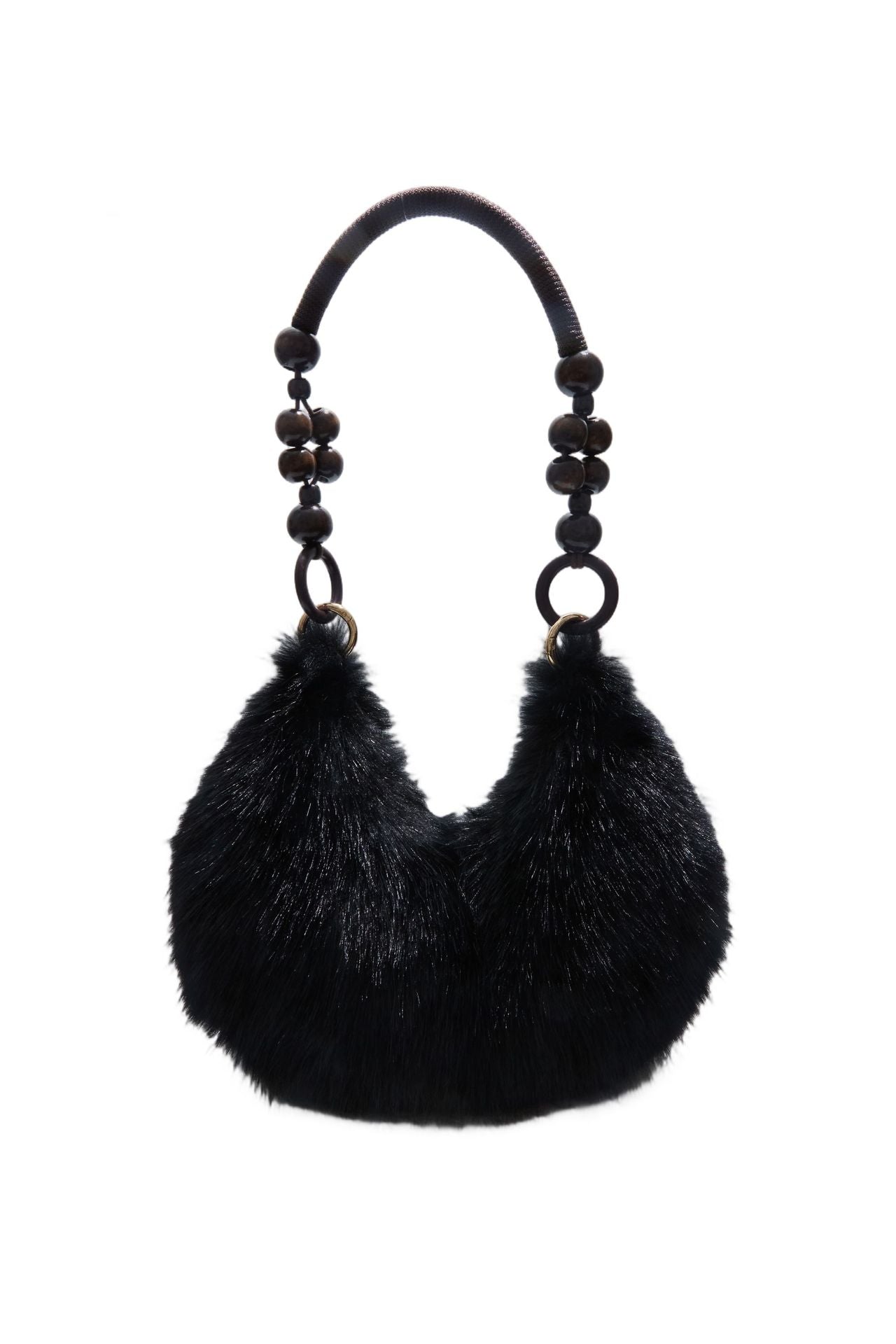 Wholesale Plush tote bag  stylish and sophisticated shoulder bag.