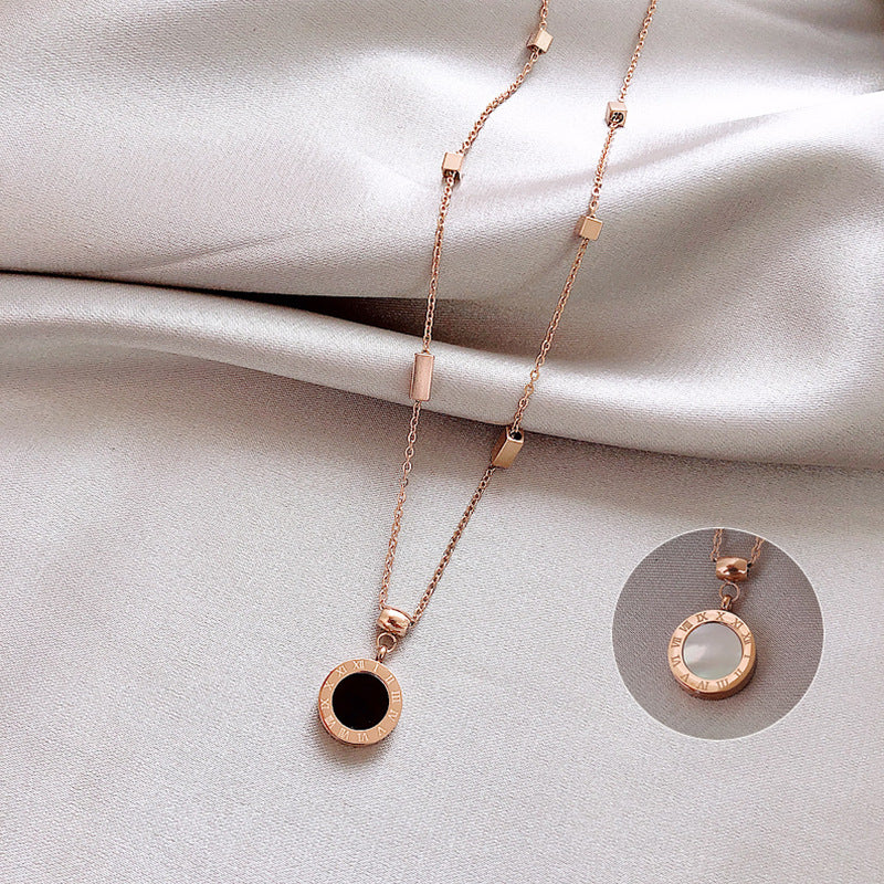 Wholesale Titanium Steel Women's Woolen Chain Autumn and Winter All-match Accessories