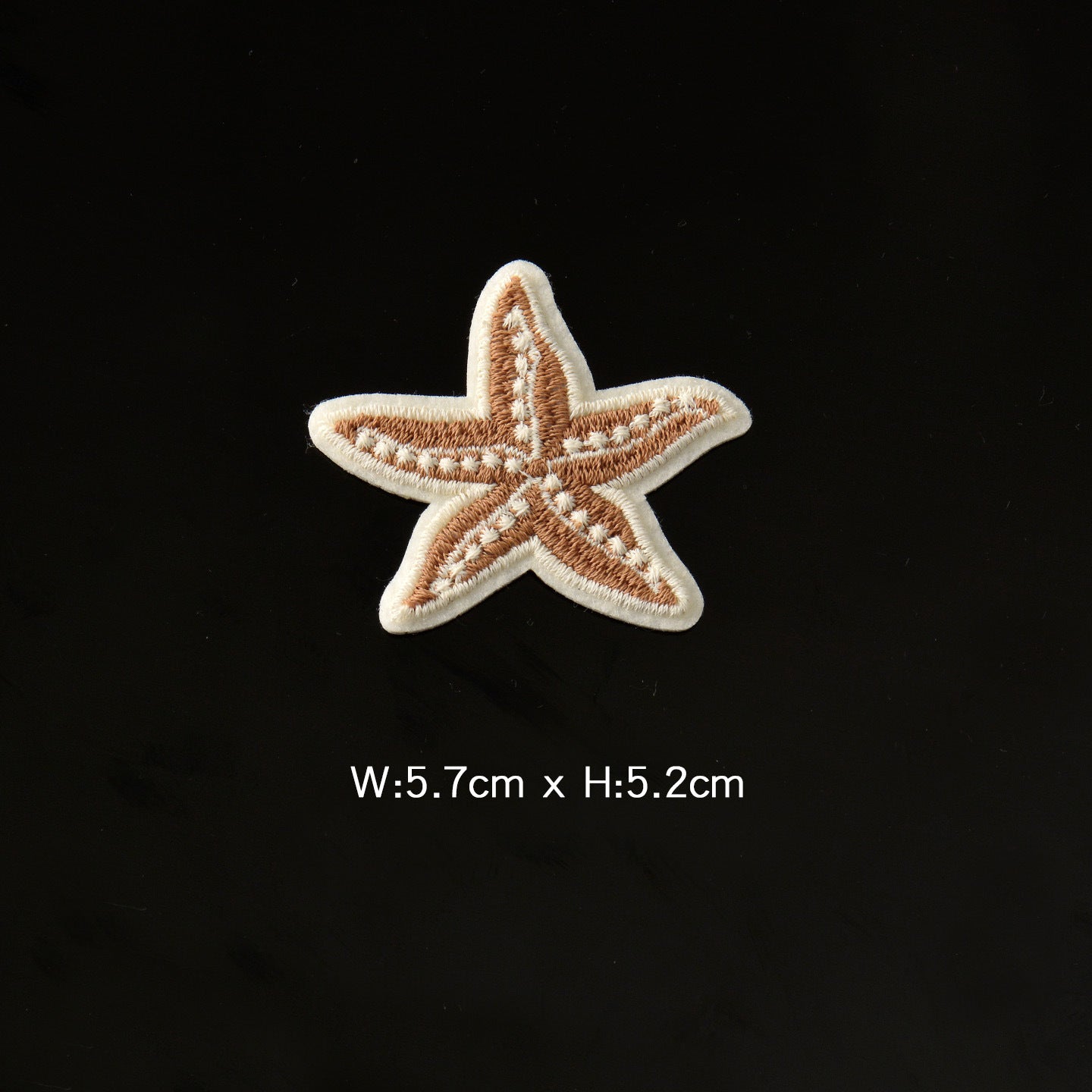 Wholesale Chic Sequin Embroidered Cartoon Starfish Patch DIY Decorative Sew On Applique For Bags Towels Clothing Repair