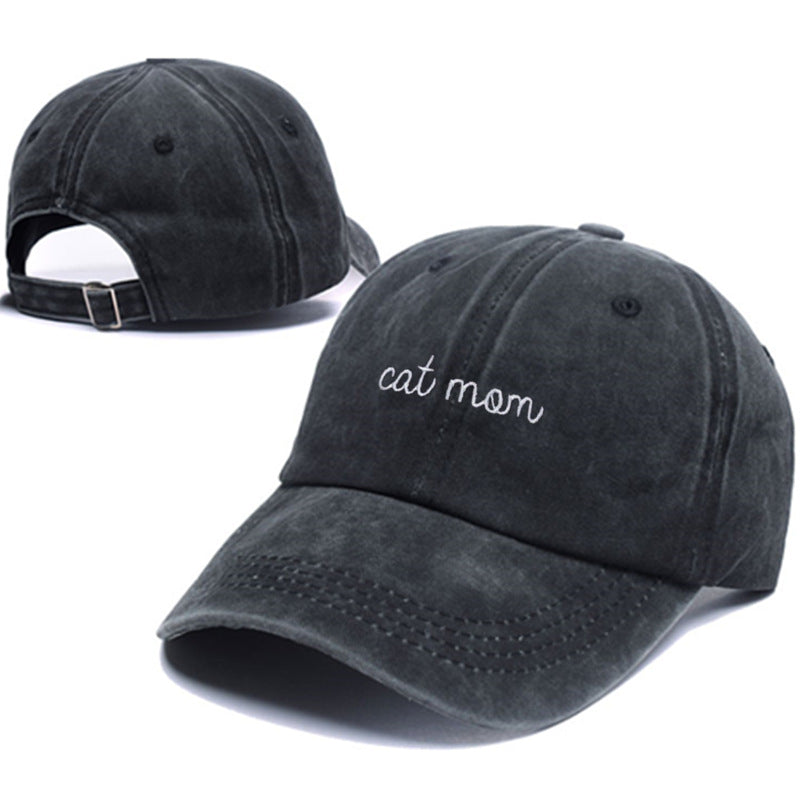 Wholesale Western Style Cute Plant Embroidery Curved Brim Baseball Cap