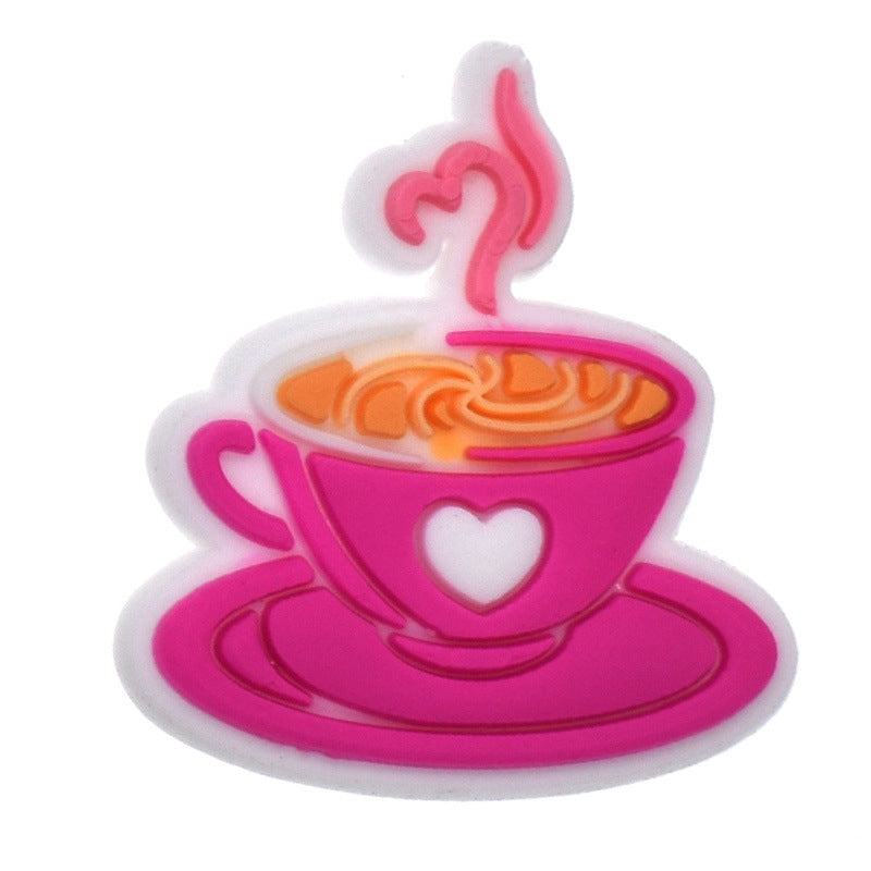 Wholesale Random 100pcs Red Valentine' s Day Series Croc Charms