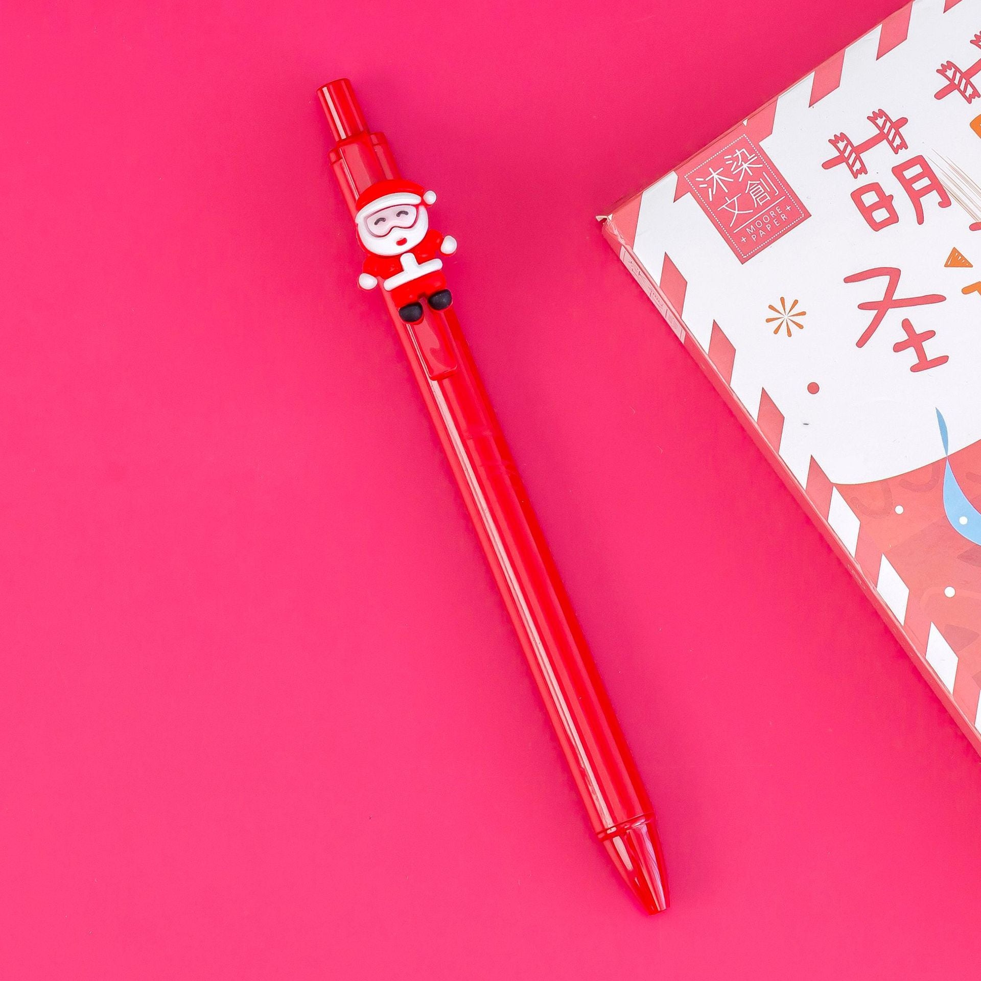 Wholesale Christmas Plastic Rollerball Pen