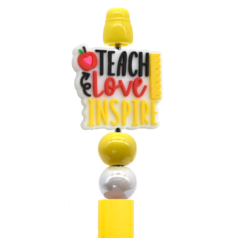 Wholesale Random 100pcs Cartoon School Series Focal Beads