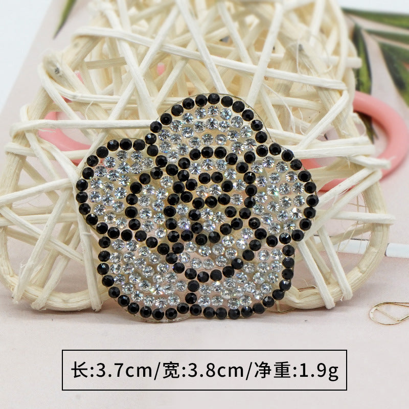 Wholesale 10pcs Hot diamond bear perfume bottle rhinestone DIY Patches