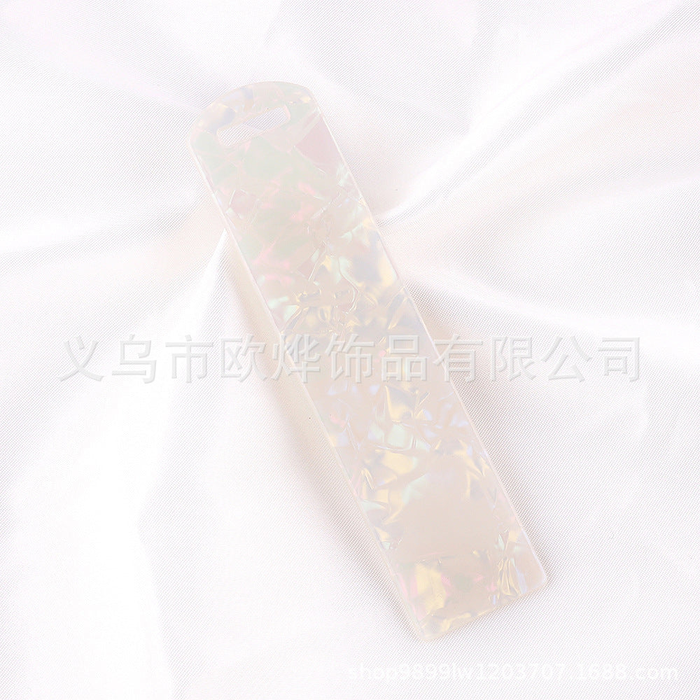 Wholesale 10pcs New Textured Acrylic Bookmark Pendant Card Bookmark