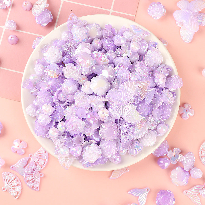 Wholesale 20pcs/pack mixed sweet diy cream glue resin accessories