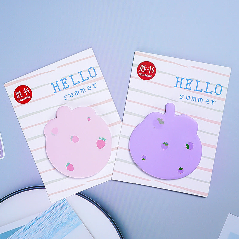 Wholesale  10PCS Fruit Paper Sticky Notes