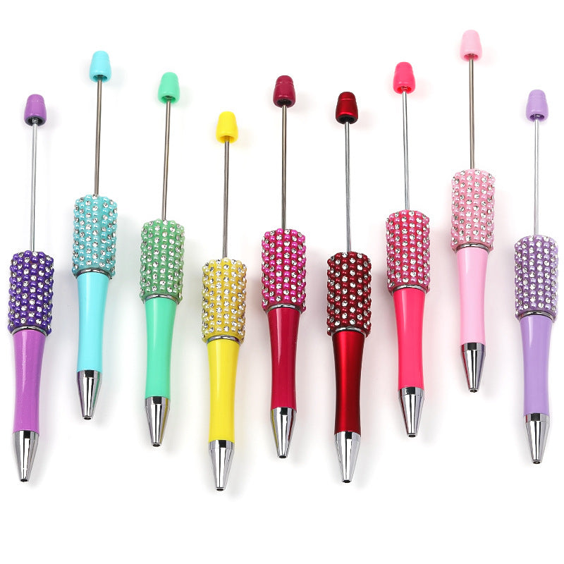 Wholesale 5pcs DIY Rhinestone Pearl Handmade Surface Mount Ballpoint Pen