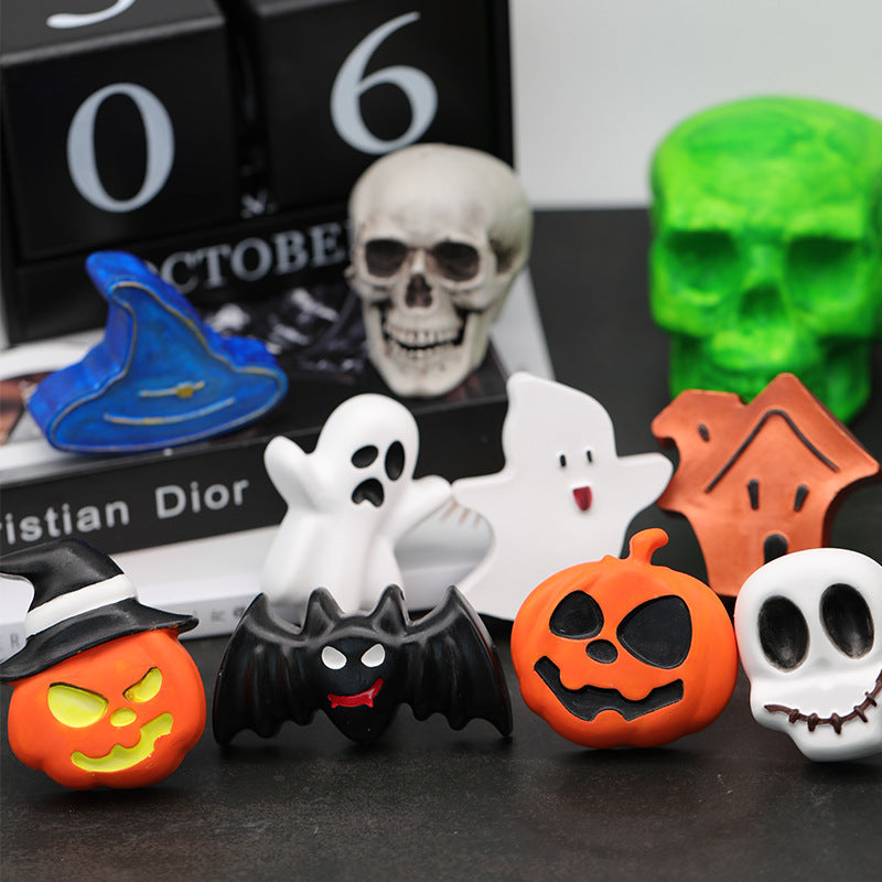 Wholesale Halloween Aromatherapy Gypsum Pumpkin DIY Silicone Mold