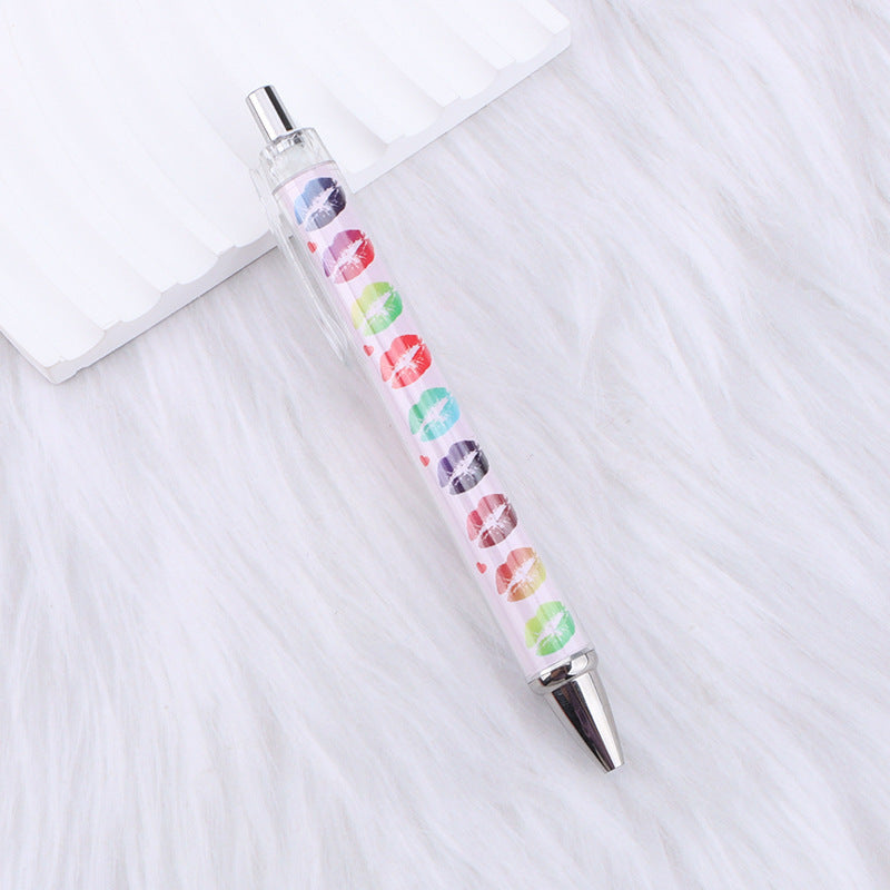 Wholesale Christmas & Pink Bow & Blingbling Roll Paper Ballpoint Pen