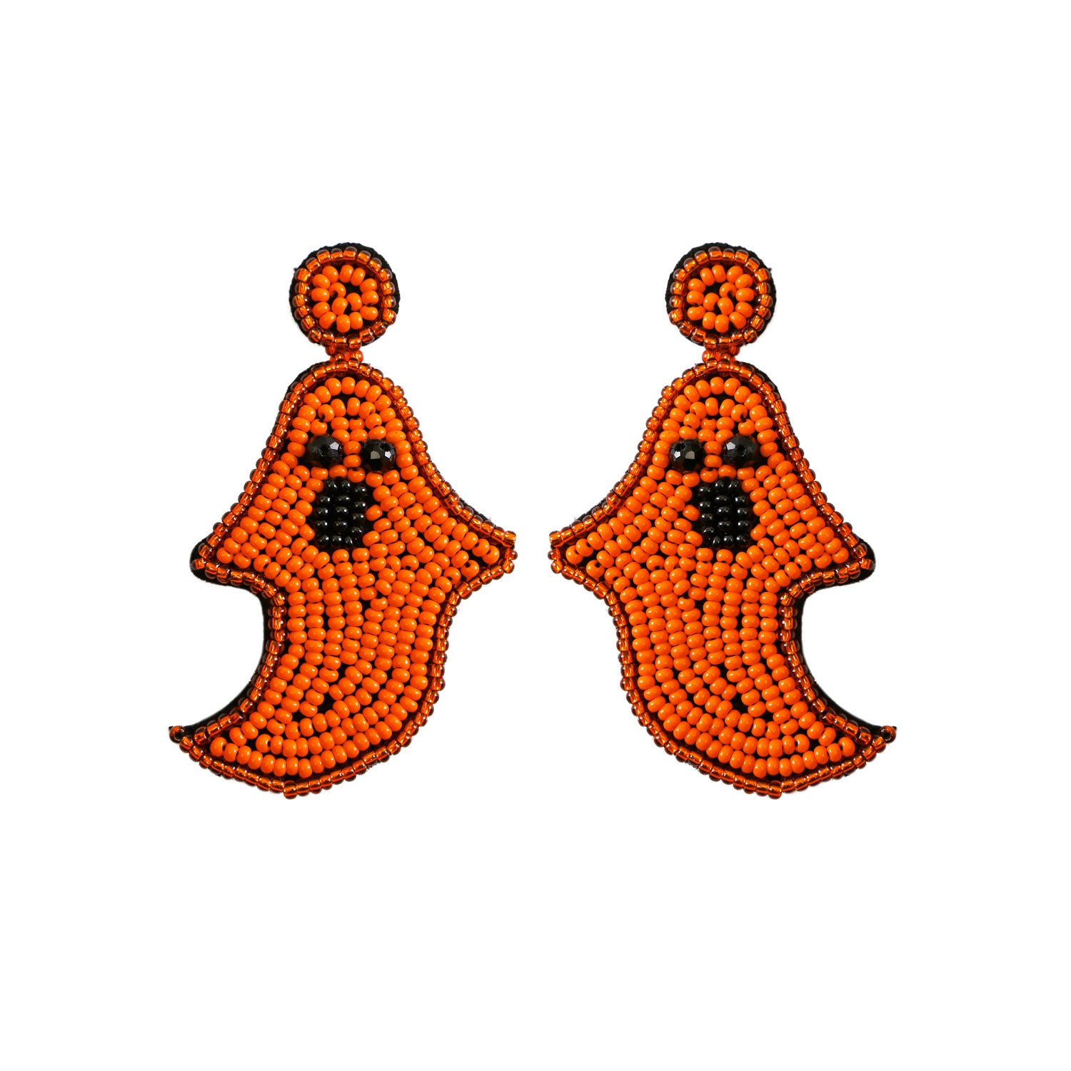 Wholesale Handwoven Ghost Rice Beads Earrings