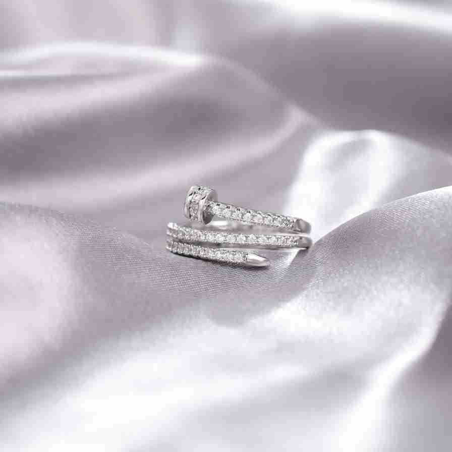 Wholesale Heavy Works Rings Time to Turn Cross Open Adjustable Ring