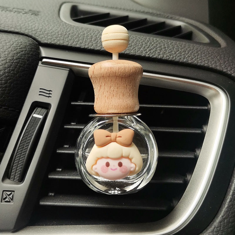 Wholesale Car Air Conditioning Vent Decoration Cute Ornaments Perfume Empty Bottle