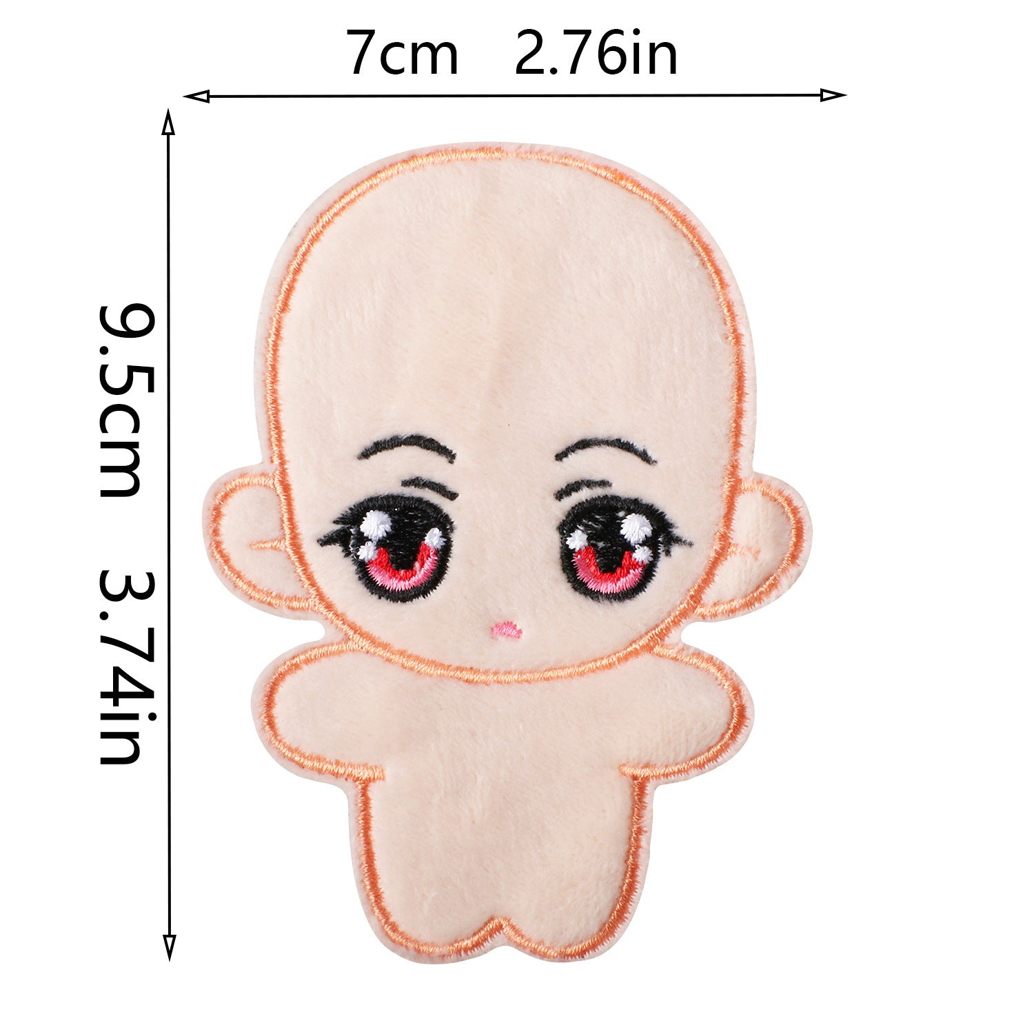 Wholesale Cute Anime Embroidery Patches DIY Sew On Cloth Patches For Clothing And Bags Fashion Accessory Gift For Crafting Resale