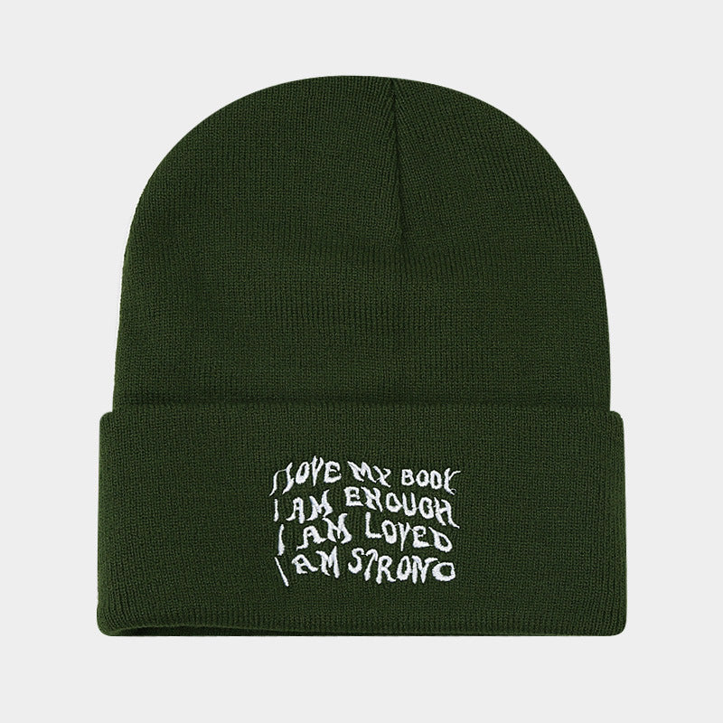 Wholesale Winter Beanie Embroidered Knitted Hat