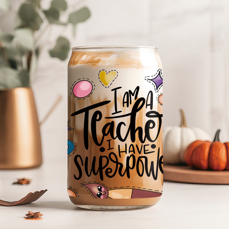 Wholesale Uv Transfer Sticker Glass Cup Crystal Label 16oz Cup UV DTF Wraps