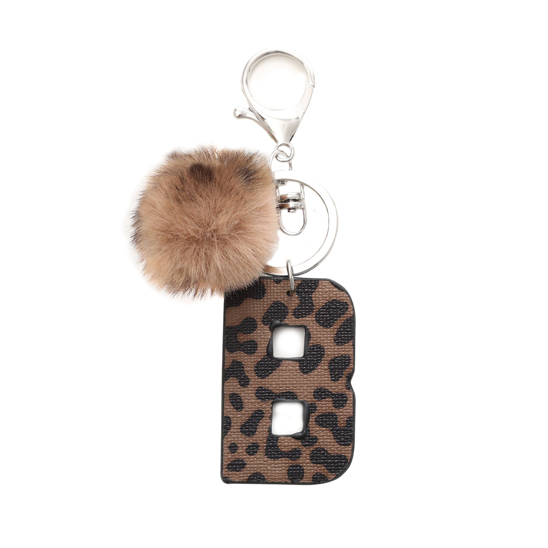 Wholesale Western Cowboy Leopard Leather Keychains