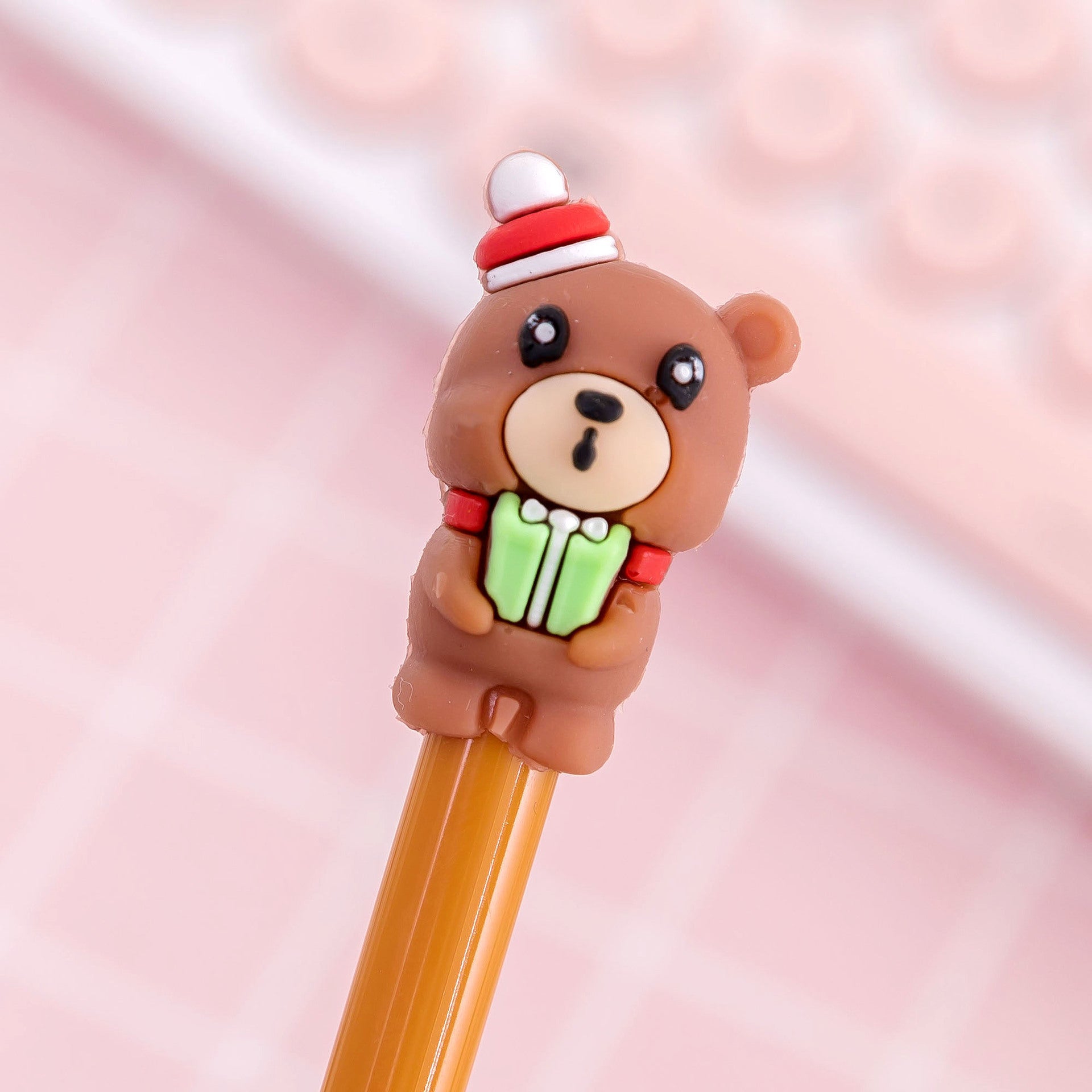Wholesale Christmas Plastic Cute Cartoon Creative Santa Claus Signature Pen