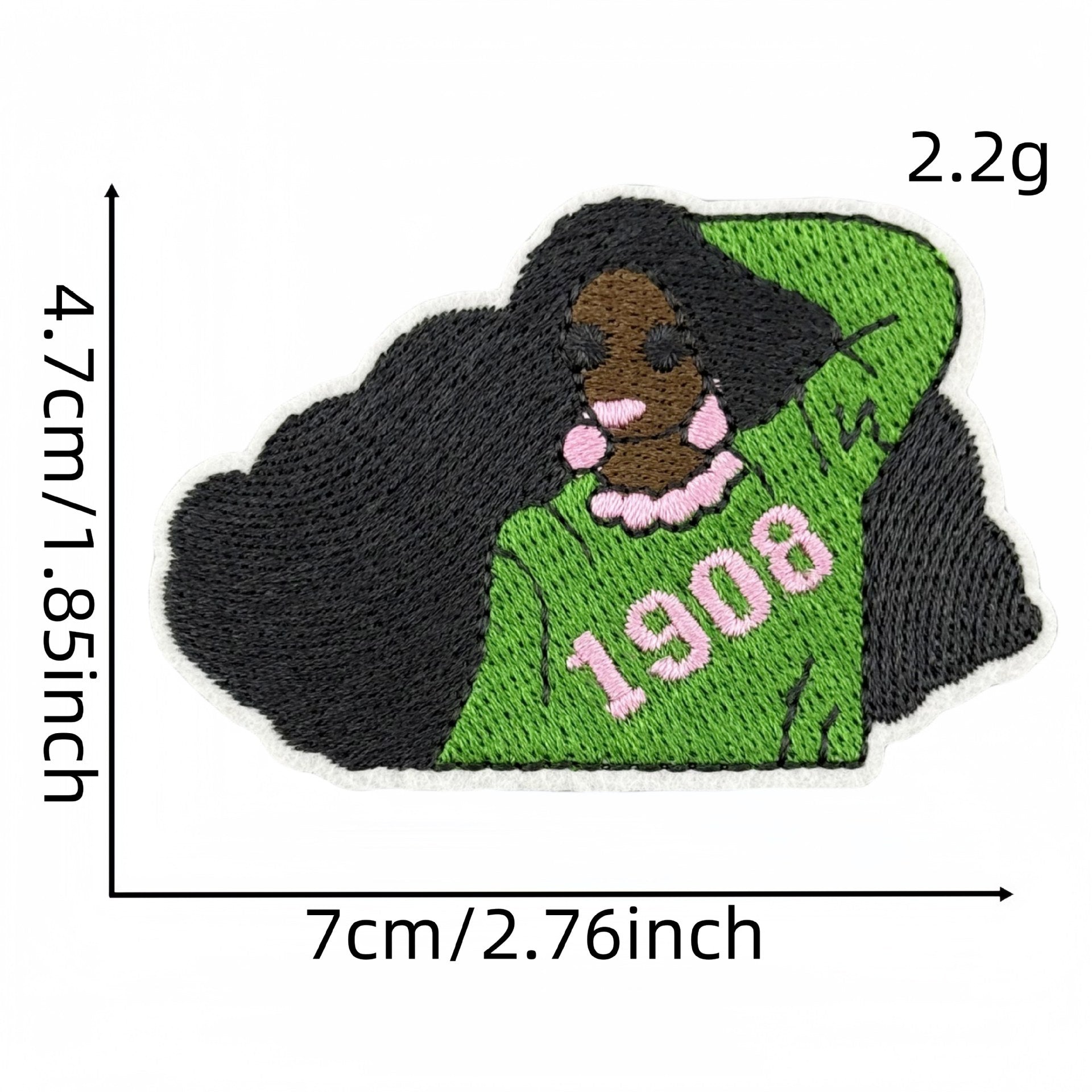 Wholesale Cartoon Green  Embroider Cloth DIY Patches