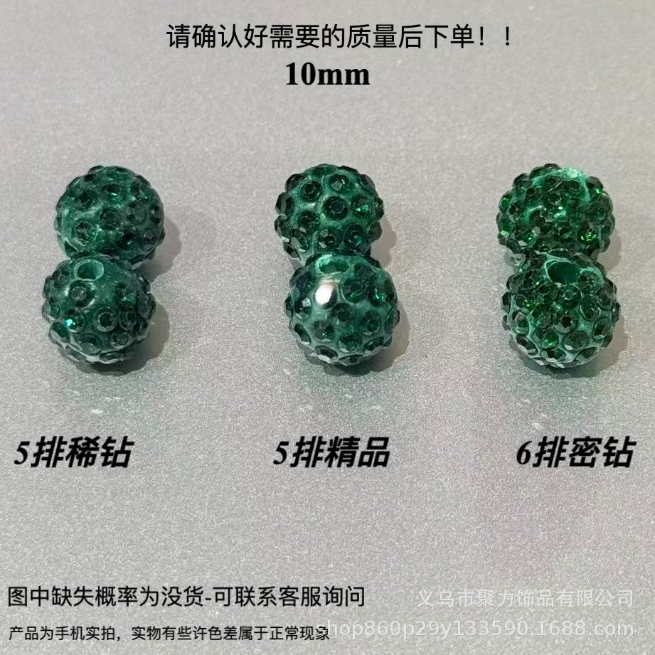 Wholesale 100pcs Polymer Clay Diamond Beads Loose Spacer Beads For DIY Jewelry Making Trendy Fashion Accessory For Resale