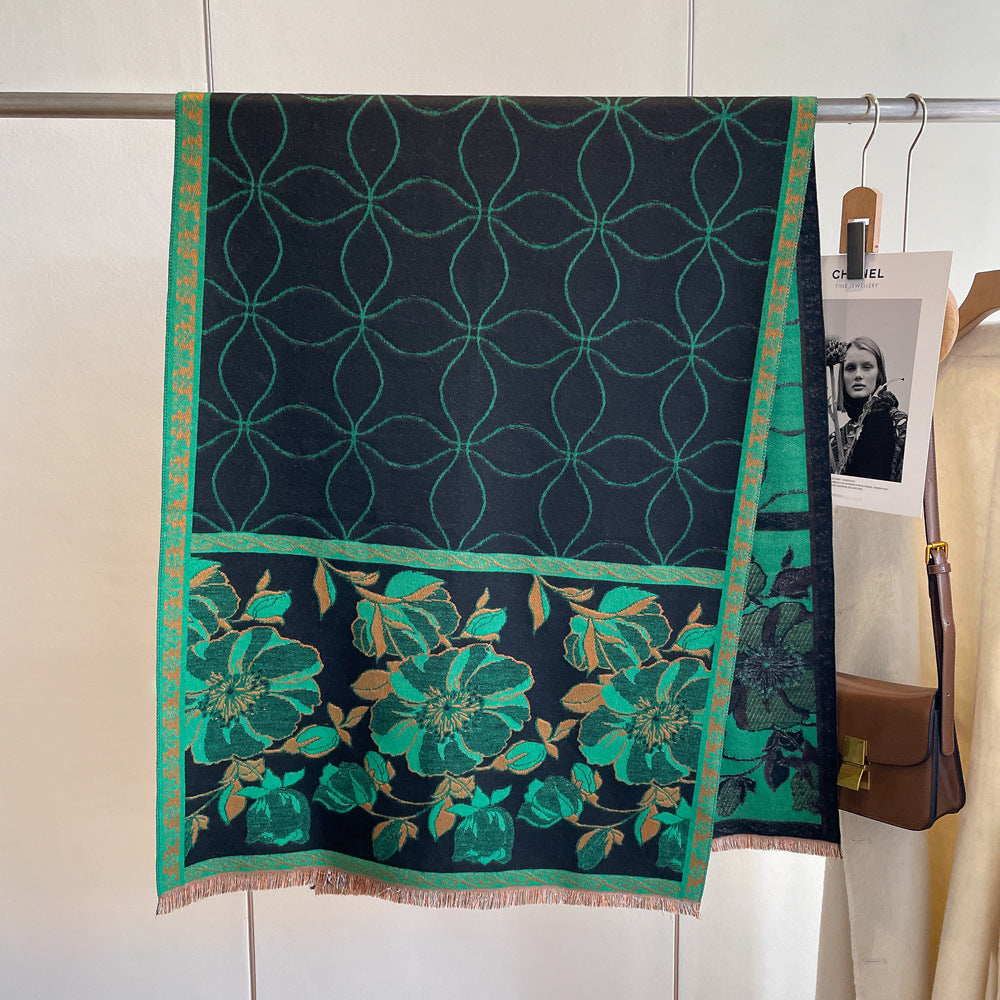 Wholesale Winter Thickened Imitation Cashmere Scarves