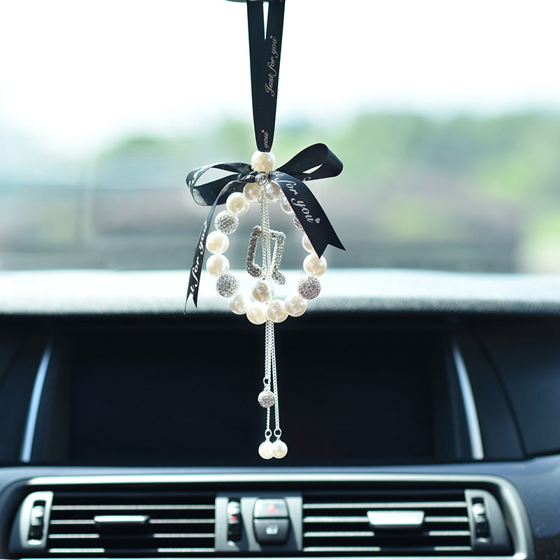 Wholesale Pearl Inlaid Diamond Soft Clay Car Accessories
