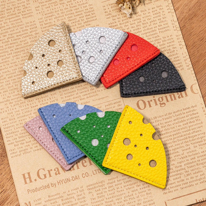 Wholesale Cheese Leather Bookmarks