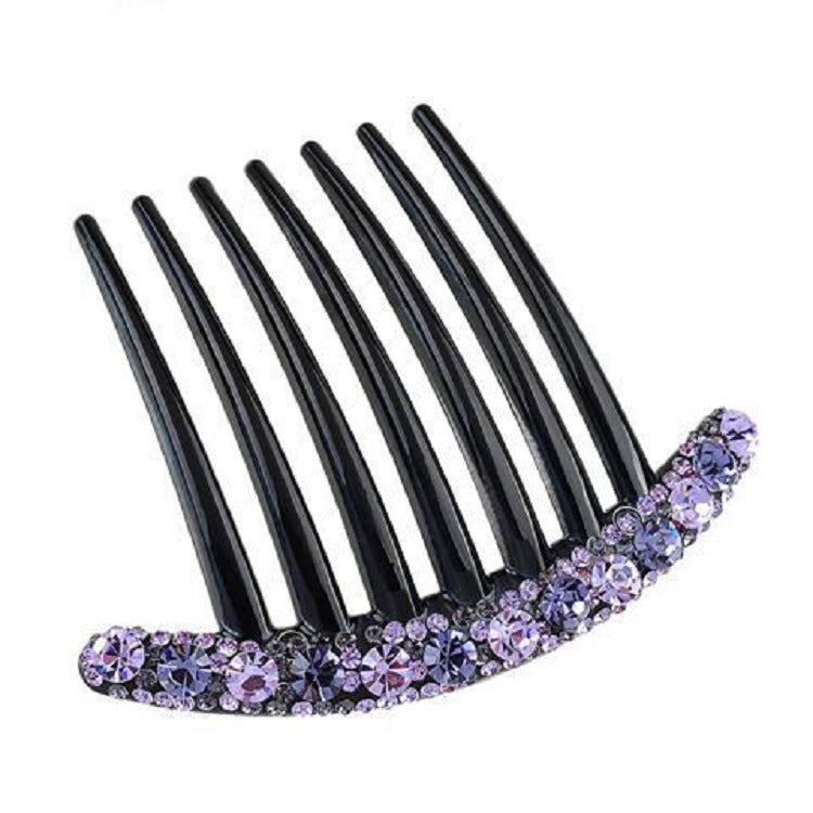 Wholesale Diamond Flower Hairpin Comb Hair Ponytail Clip