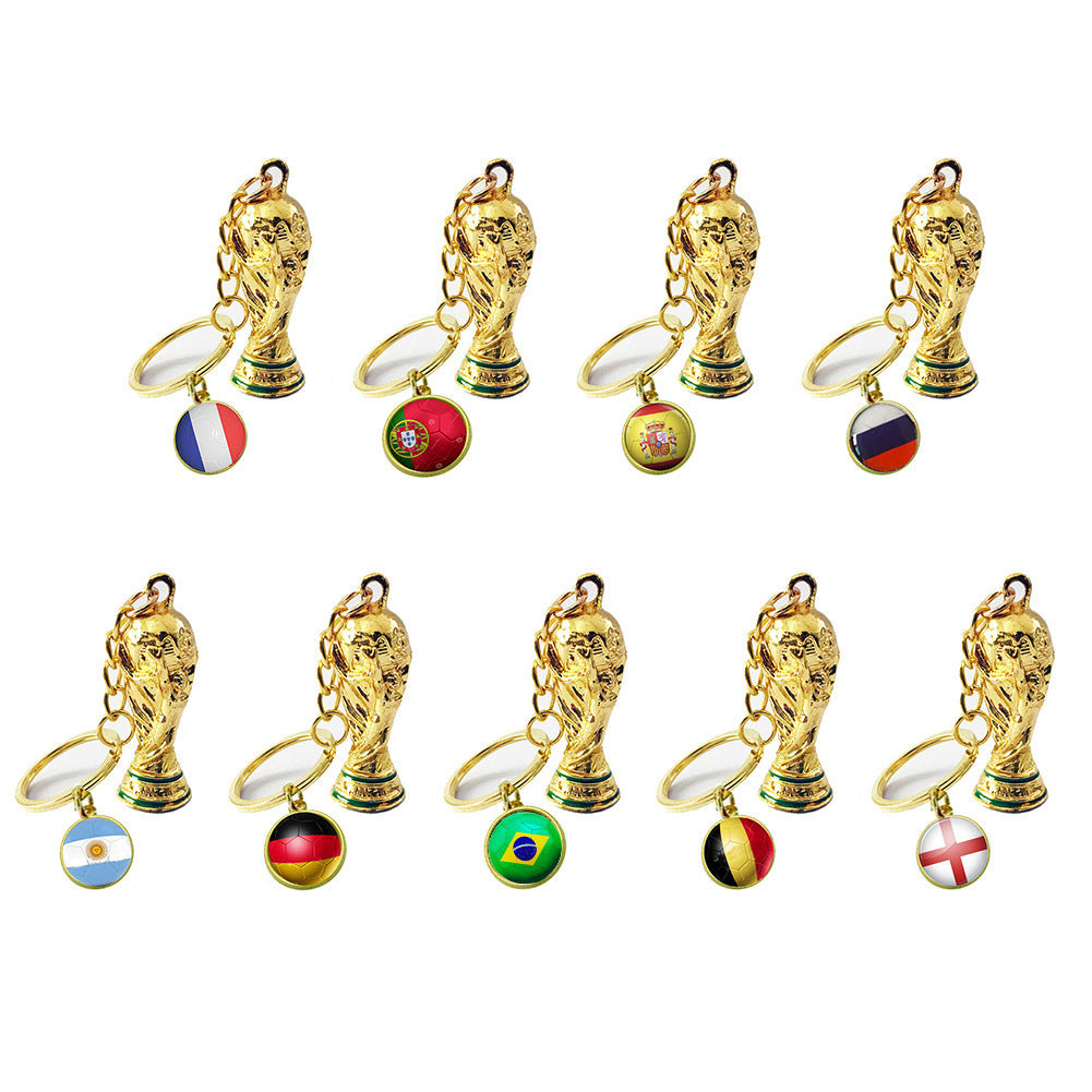 Wholesale Football Memorabilia Metal Keychains