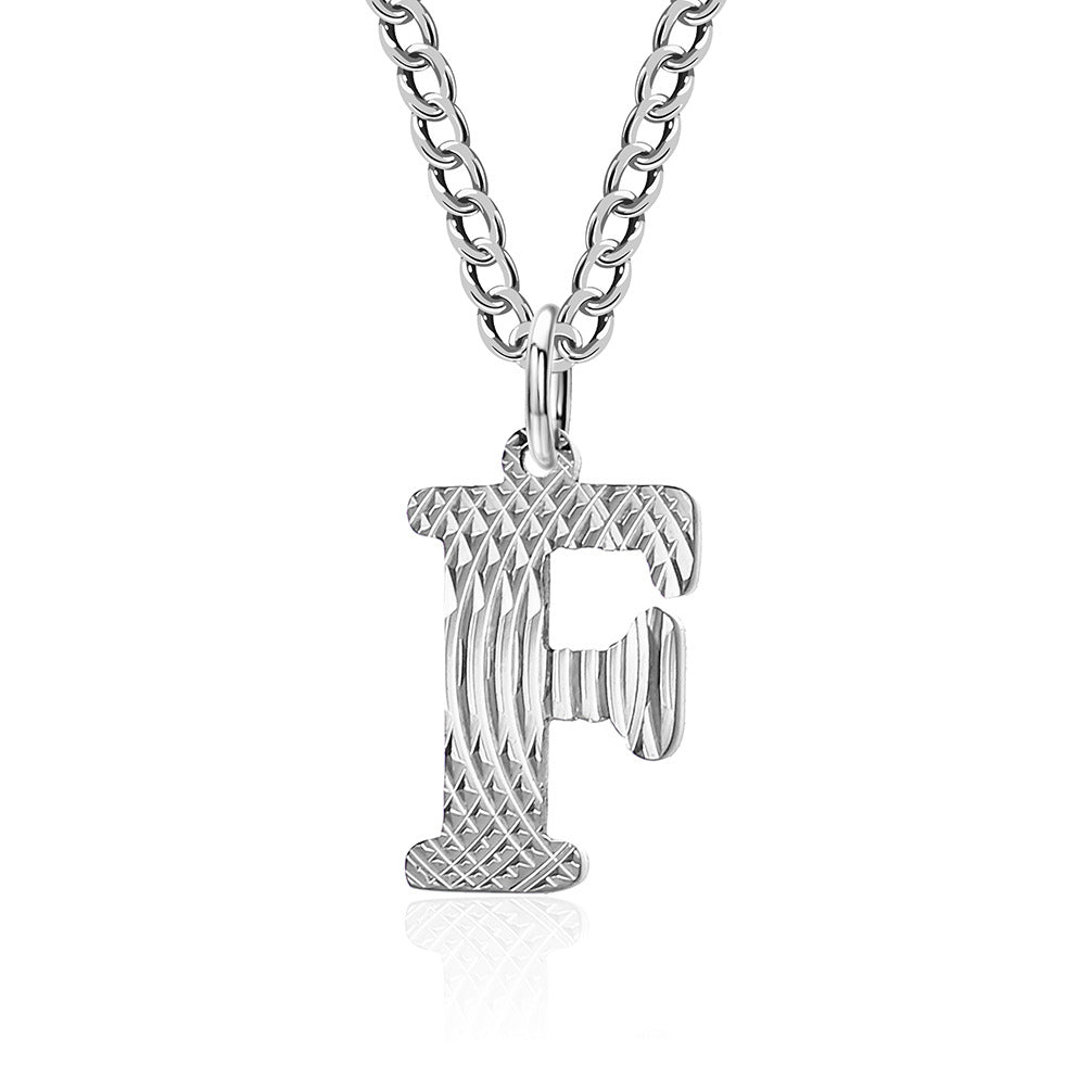 Wholesale English Letter Titanium Steel Necklaces