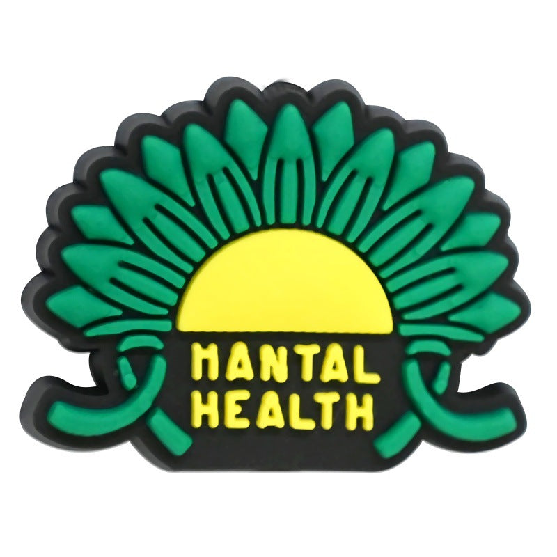 Wholesale  Random 100pcs/pack  Cartoon colored bead Focal Beads