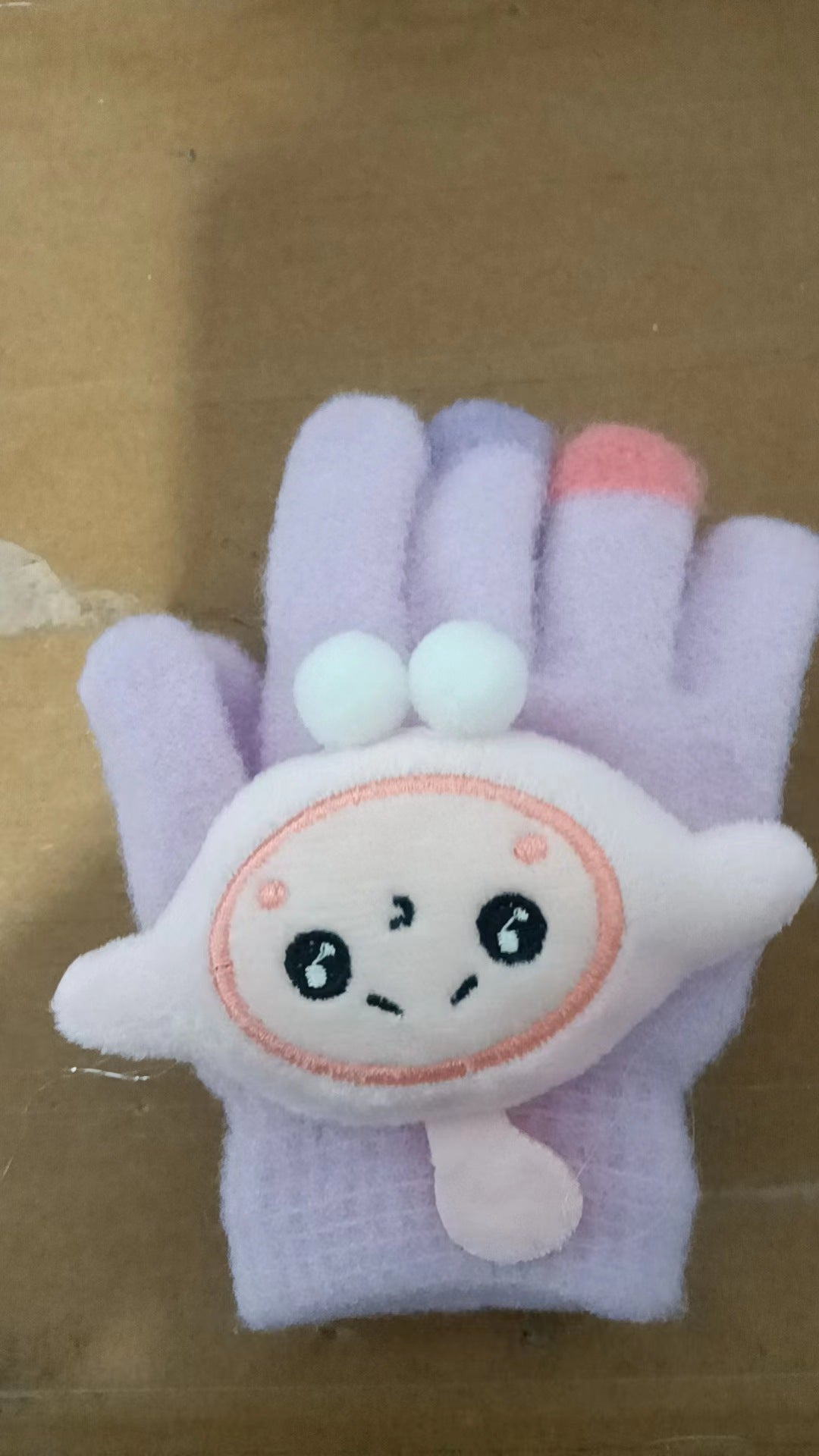 Wholesale Children 3-6 Years Old Baby Full Cartoon Egg Waffle Gloves