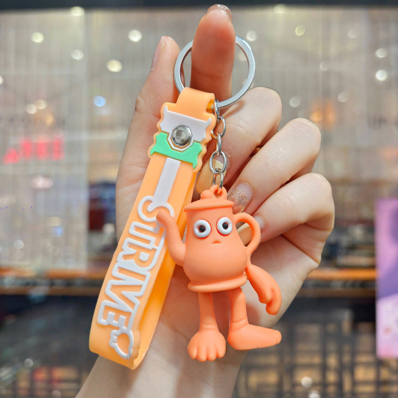 Wholesale Cute cartoon diverse animal Cute Keychain OLY Exclusive