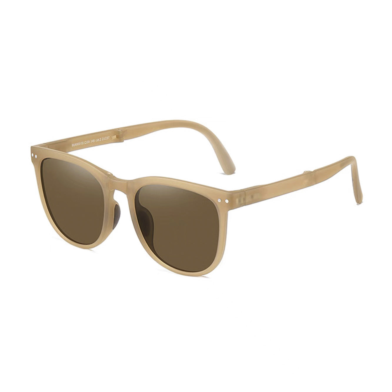 Wholesale Foldable Anti-UV Simple Fashion Lightweight Face Showing Small Sunglasses