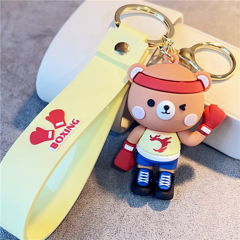 Wholesale Cartoon Bear PVC Keychain