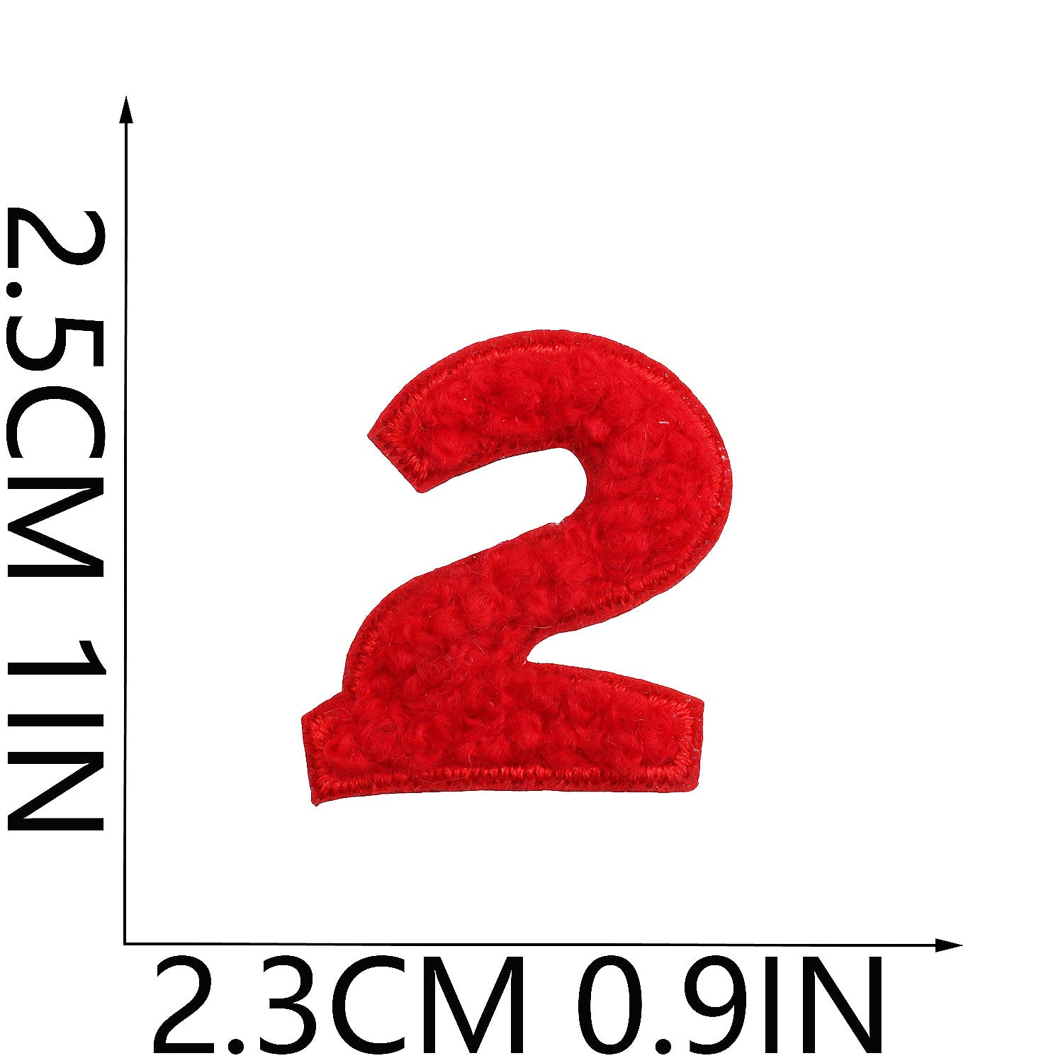Wholesale Trendy Chenille Embroidered Alphabet Number Patches Iron On DIY Decorative Accessory For Clothing Bags Boutique Resale