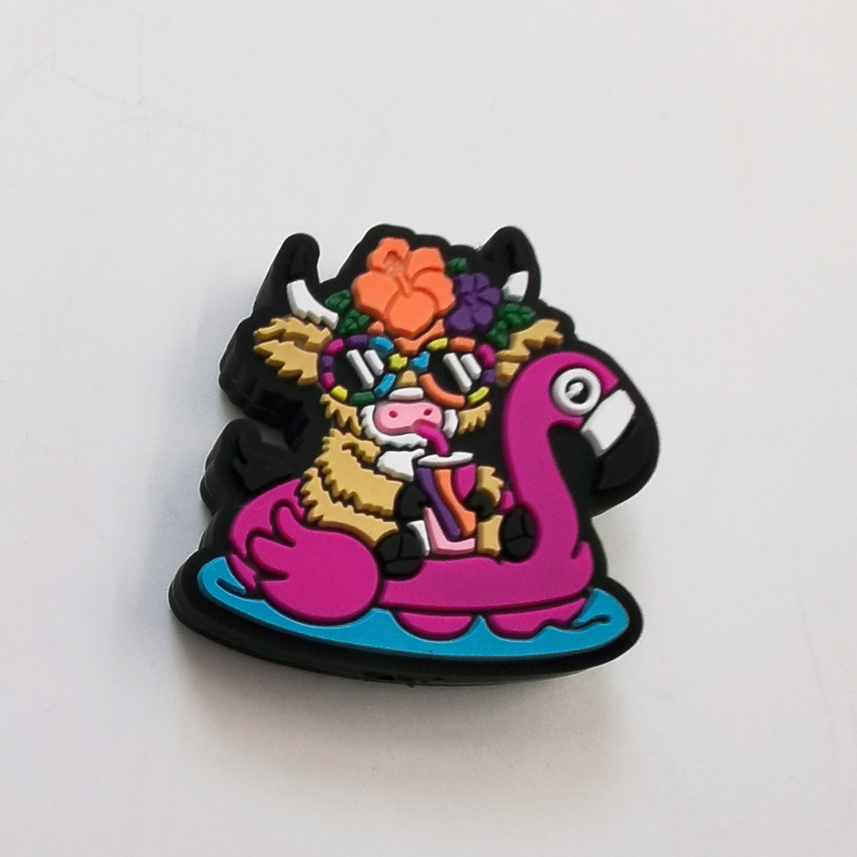 Wholesale 10pcs Cartoon Flamingo Creative Silicone Beads