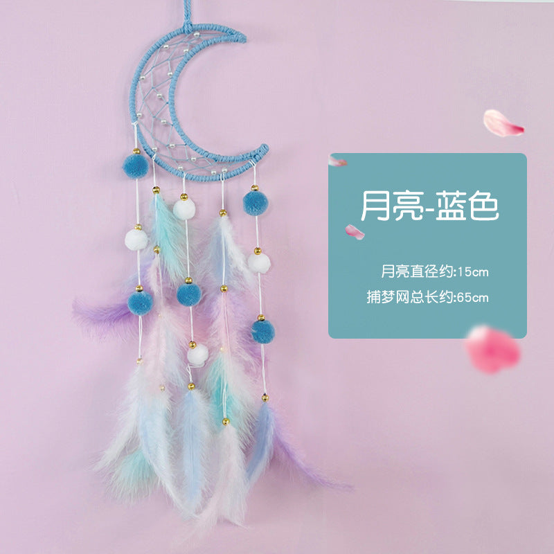 Wholesale Feather Woven Dream Catcher Pendant