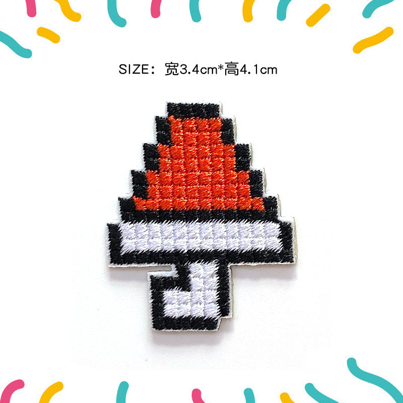 Wholesale Cartoon character embroidered patch frog cross  cloth patch