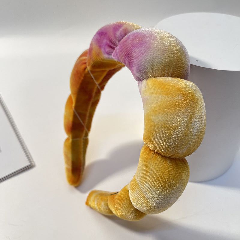Wholesale Velvet Cloud High Crown Temperament Sponge Headband