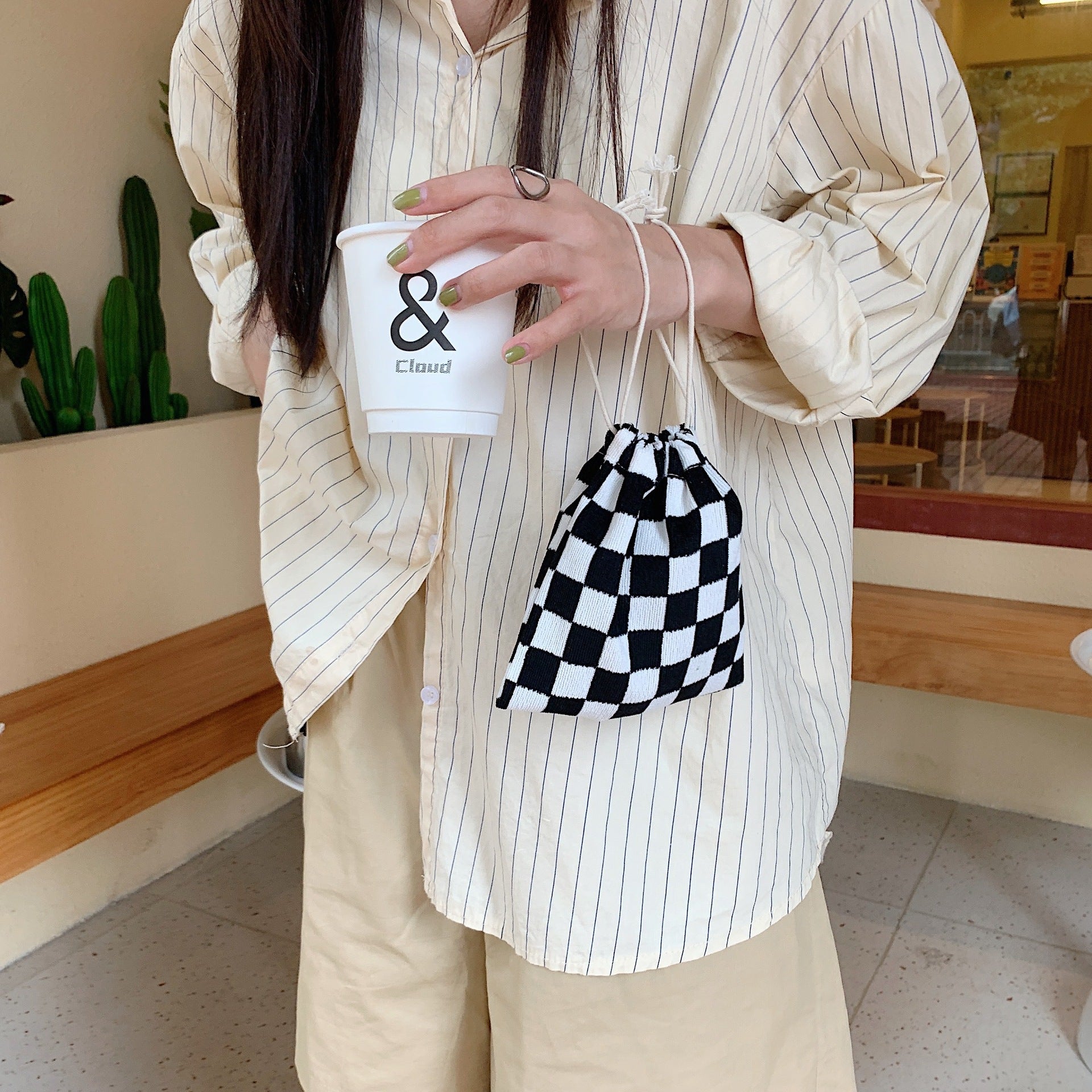 Wholesale Polyester Storage Drawstring Pocket